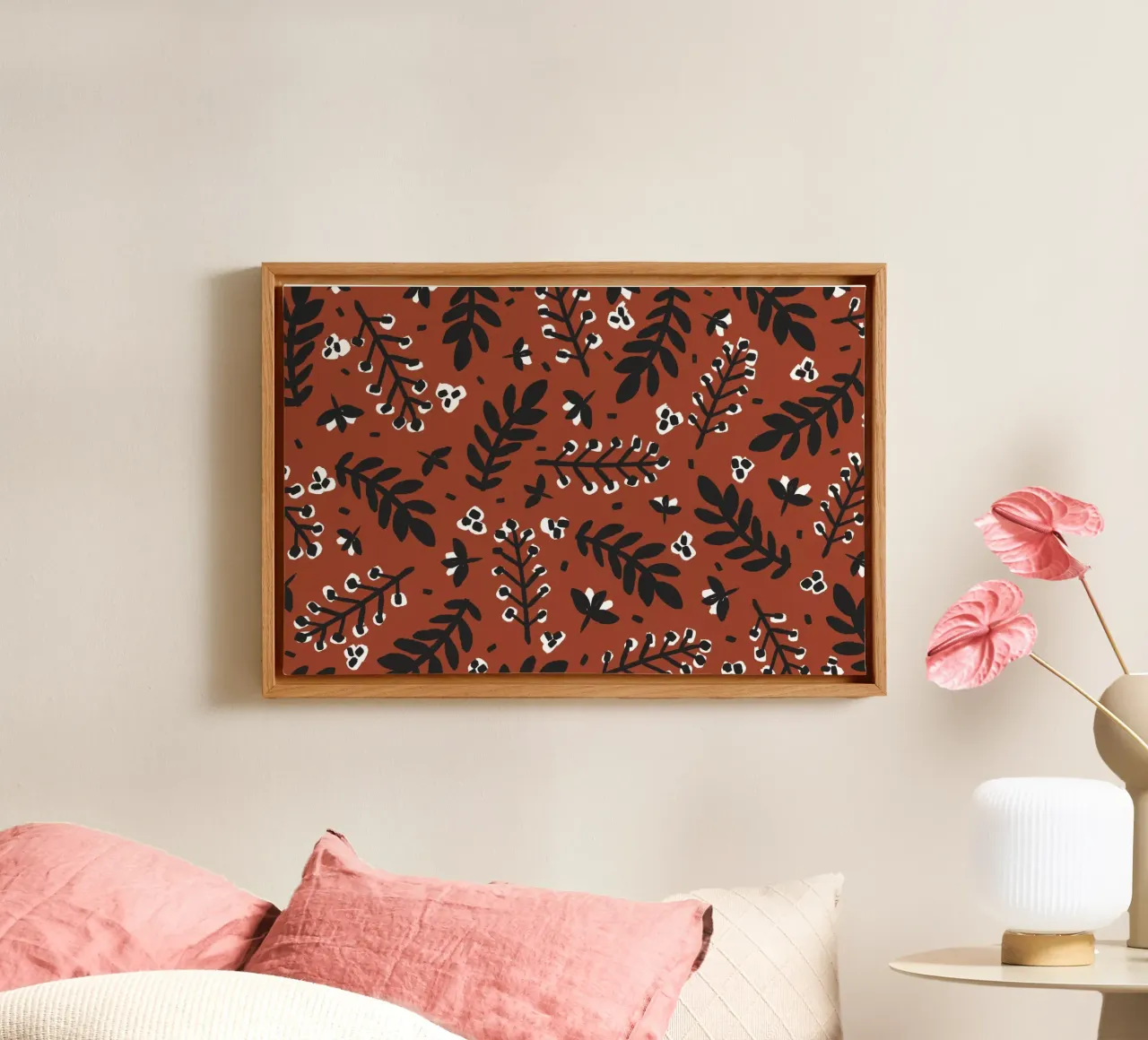 Pattern No 23 tela con Cornice a cassetta da treechild