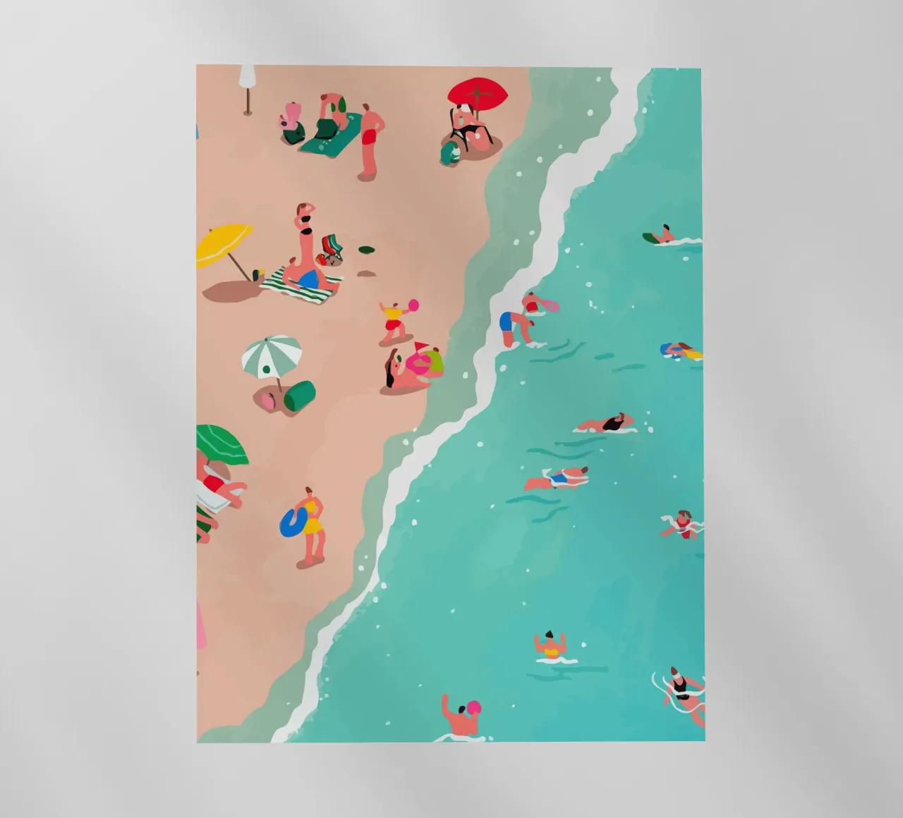 beach view from above pellicola backlit da Dumery Art