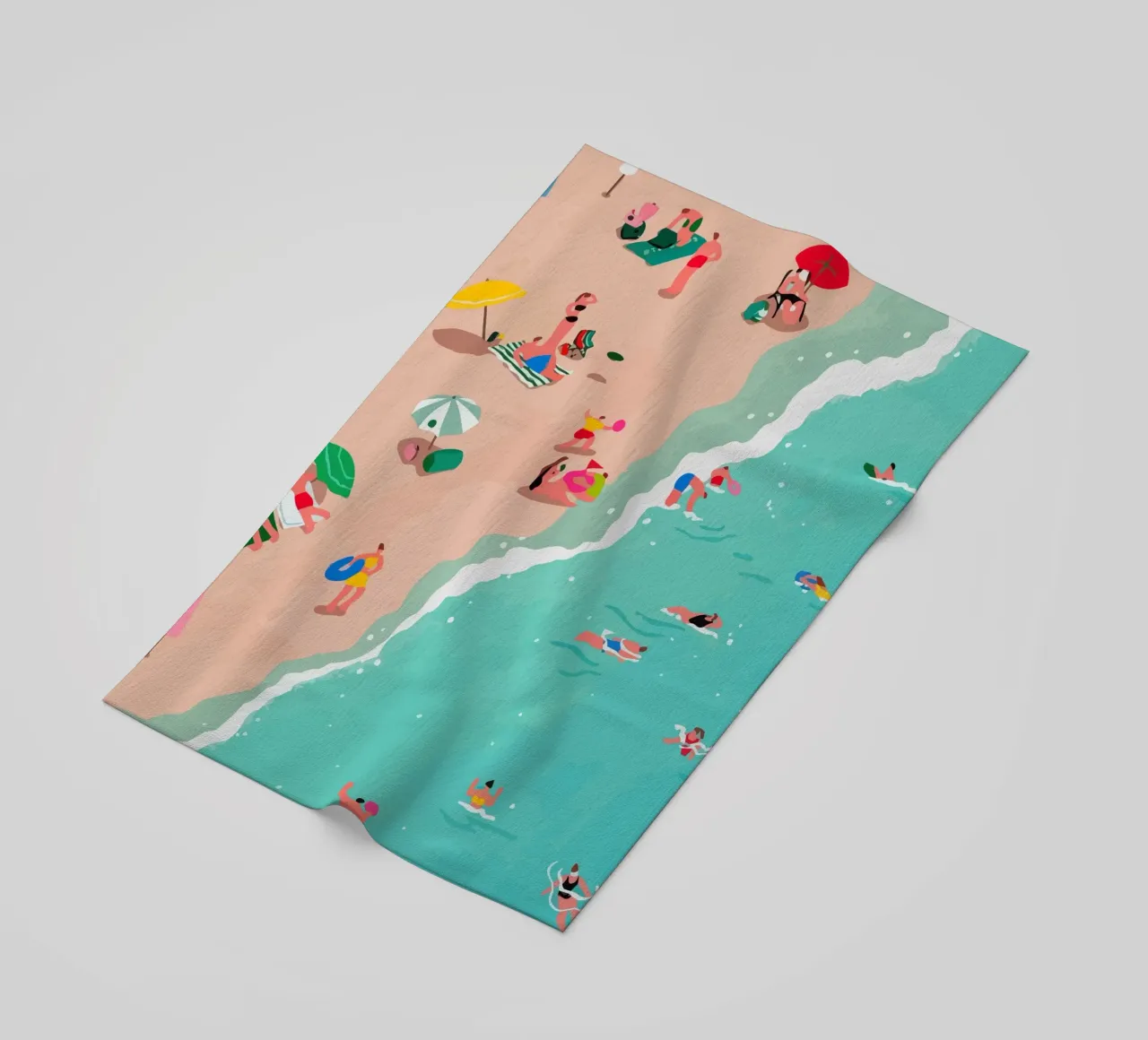 beach view from above telo mare da Dumery Art