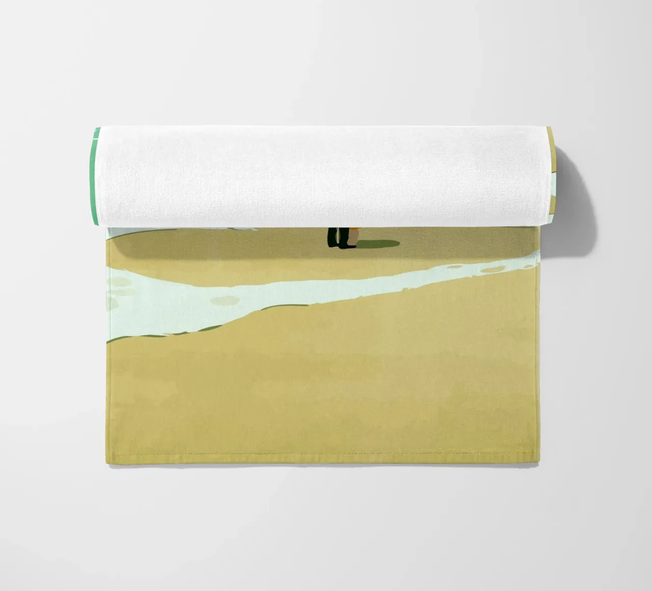 hugging on the beach telo mare da Dumery Art