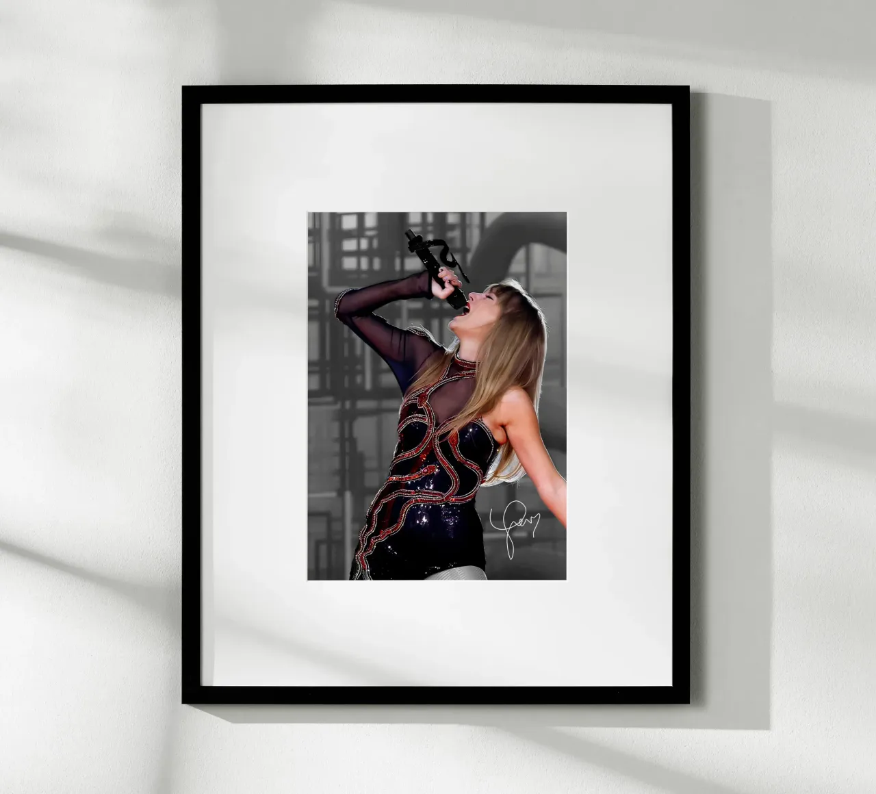 La fantastica Taylor Swift poster con telaio in legno da shiners