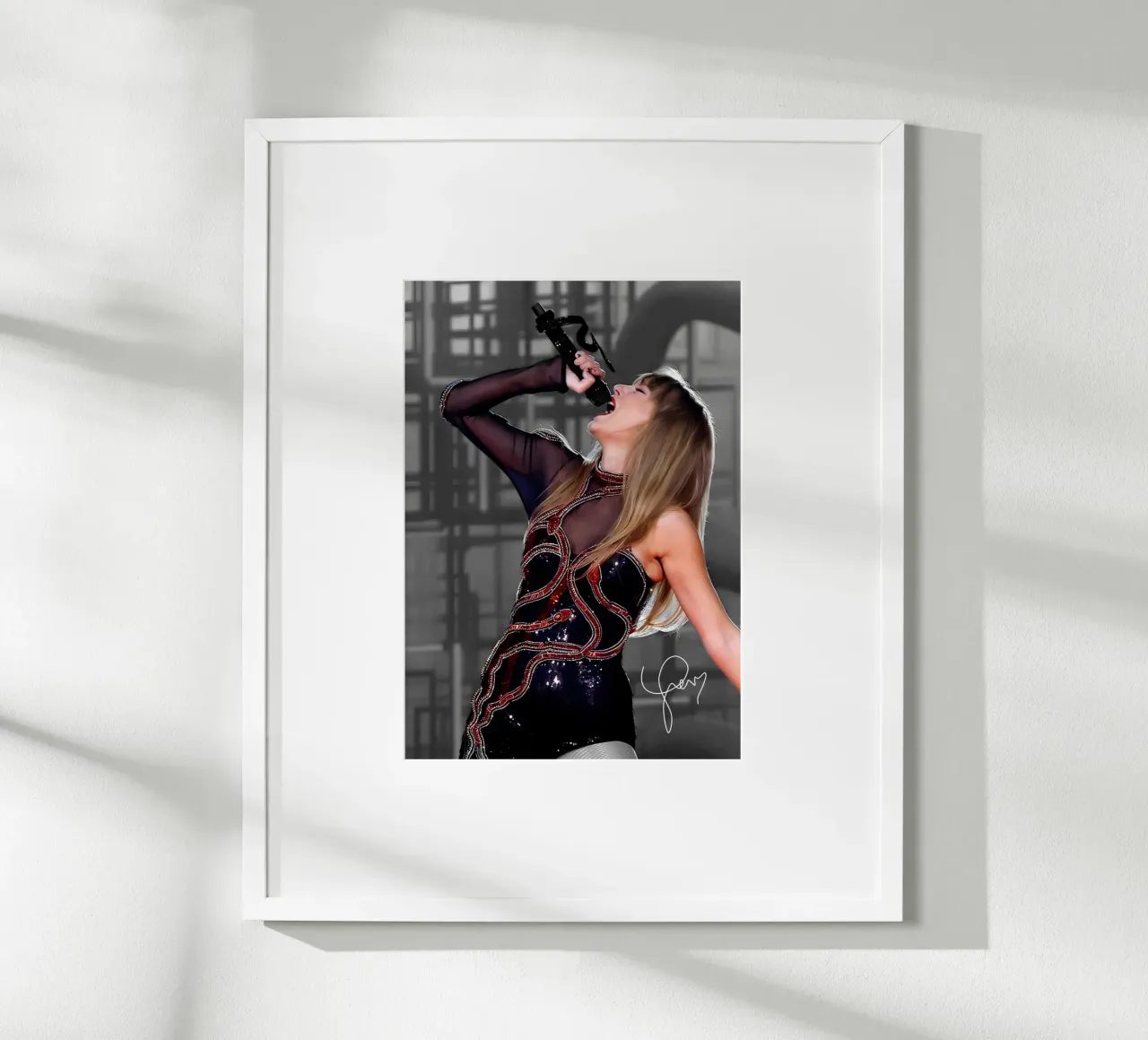 La fantastica Taylor Swift poster con telaio in legno da shiners