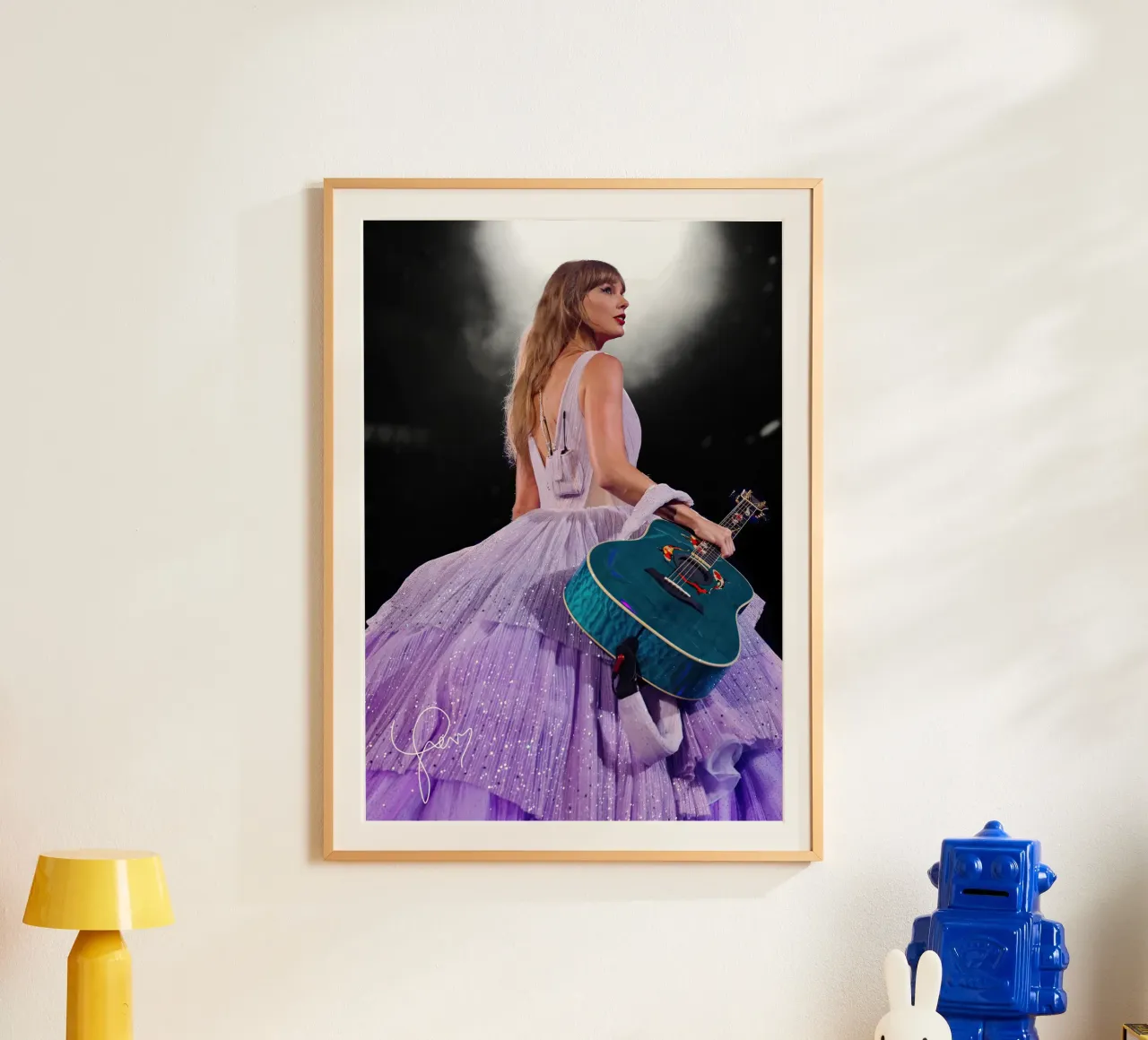 La regina Taylor Swift poster con telaio in plastica da shiners