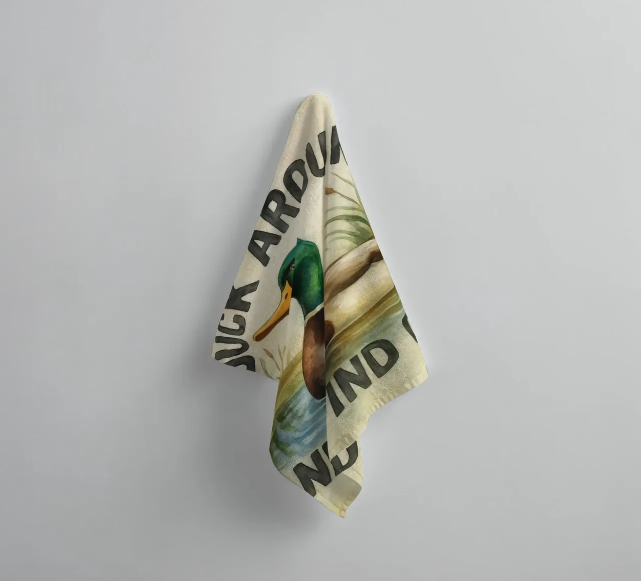 funny duck around and find out towel by tanabaroo