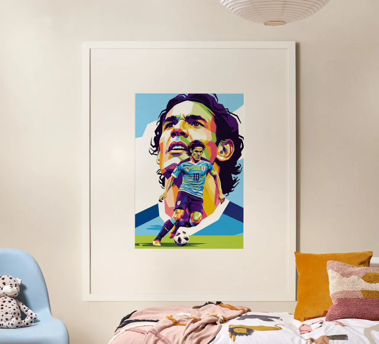 Cavani ritratto pop art #1 poster da Hantamrata