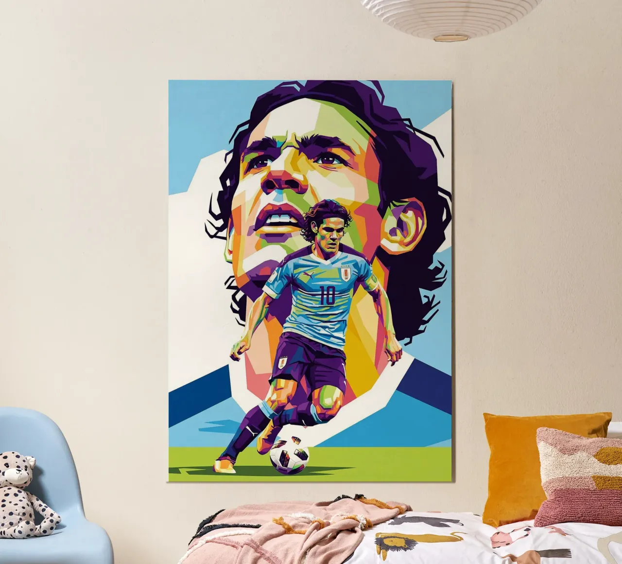 Cavani ritratto pop art #1 poster da Hantamrata
