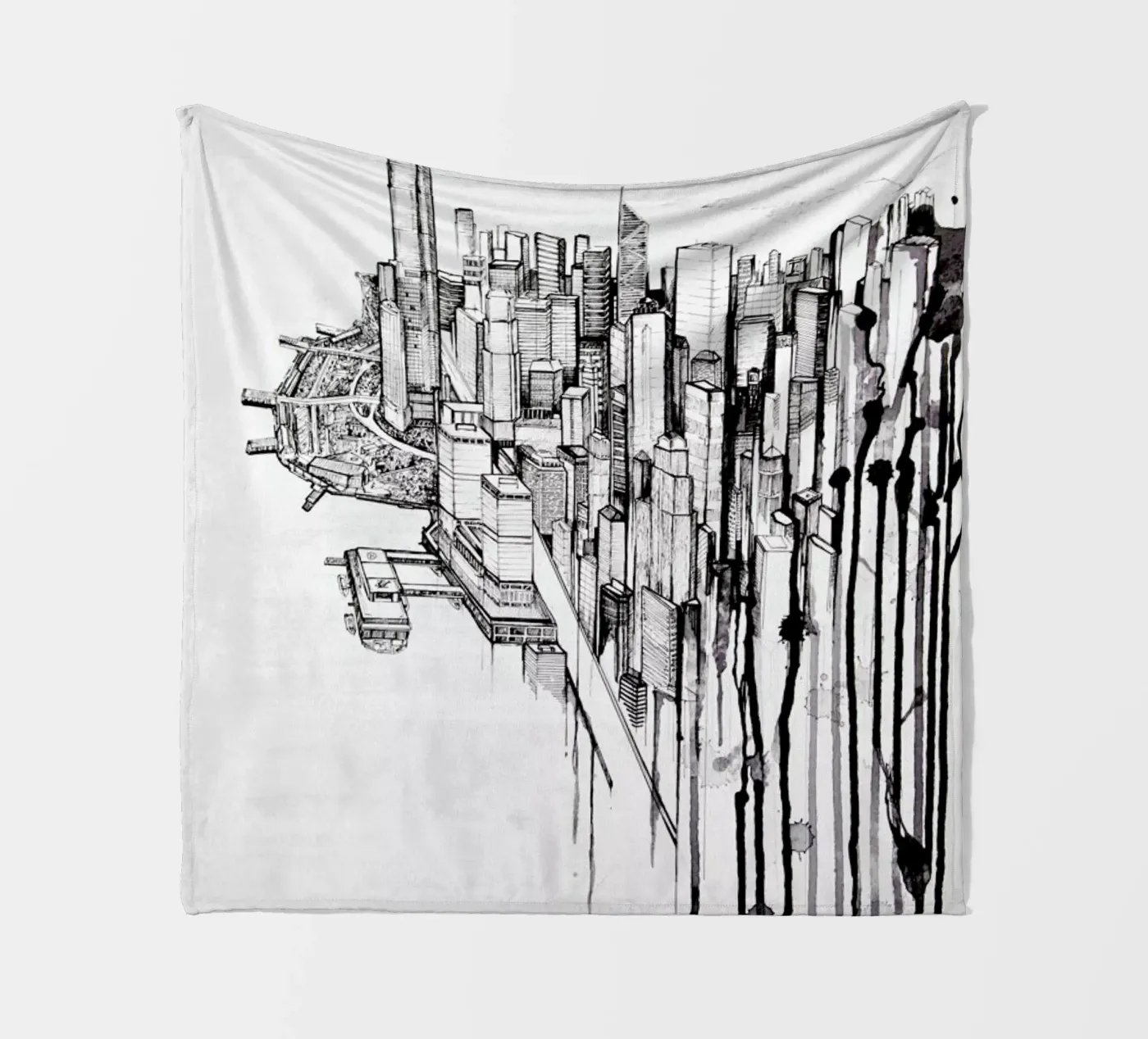 Reclaimed Fleecedecke von Marc Allante