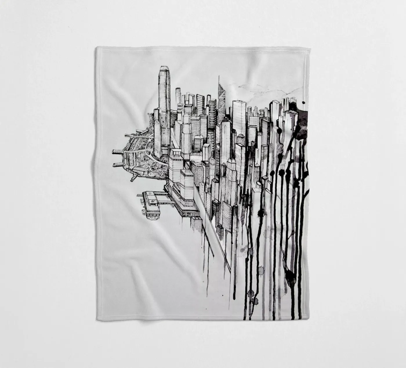 Reclaimed Fleecedecke von Marc Allante
