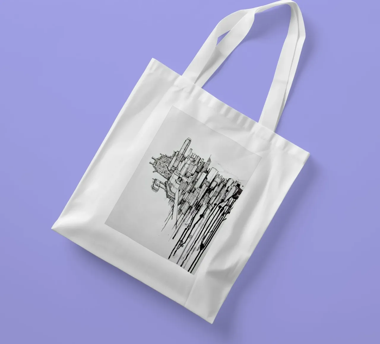 Reclaimed borsa in juta da Marc Allante