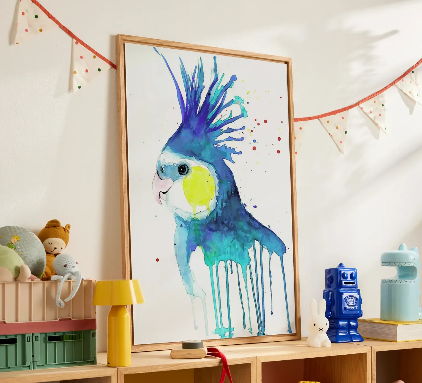 Cockatiel plexiglass da Mathilde Olsen