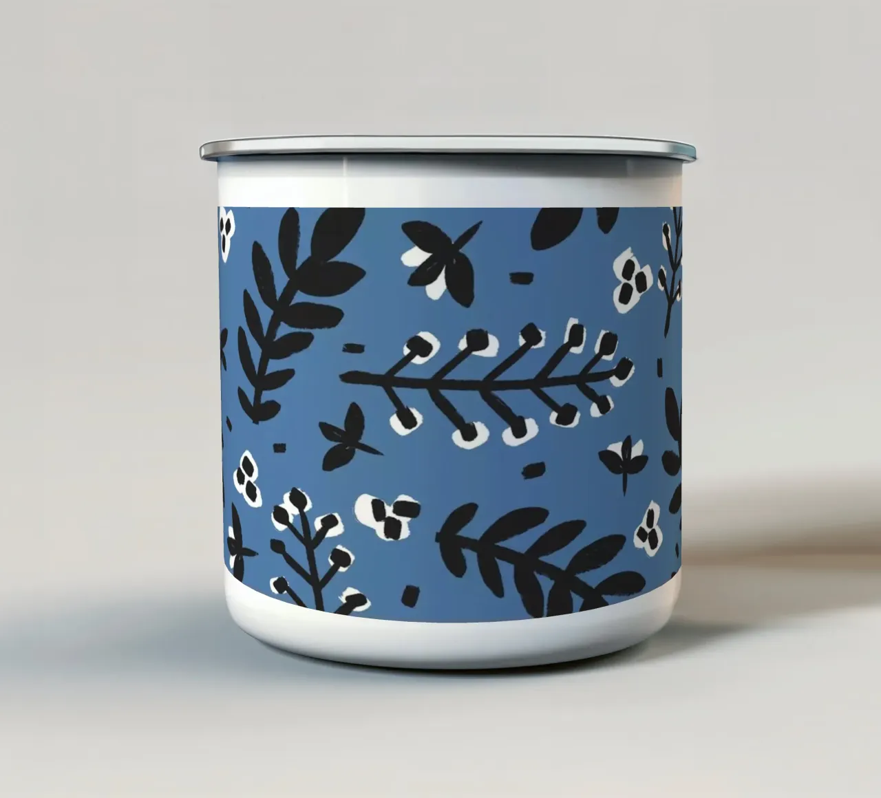 Pattern No 24 tazza in smalto da treechild