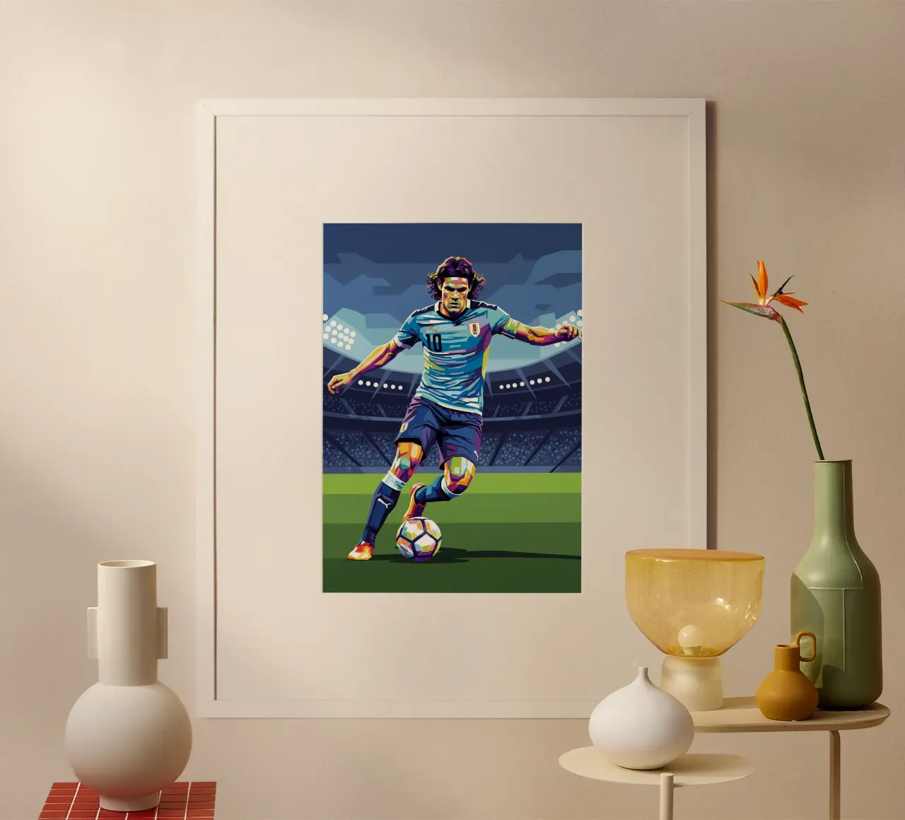 Cavani ritratto pop art #2 poster da Hantamrata