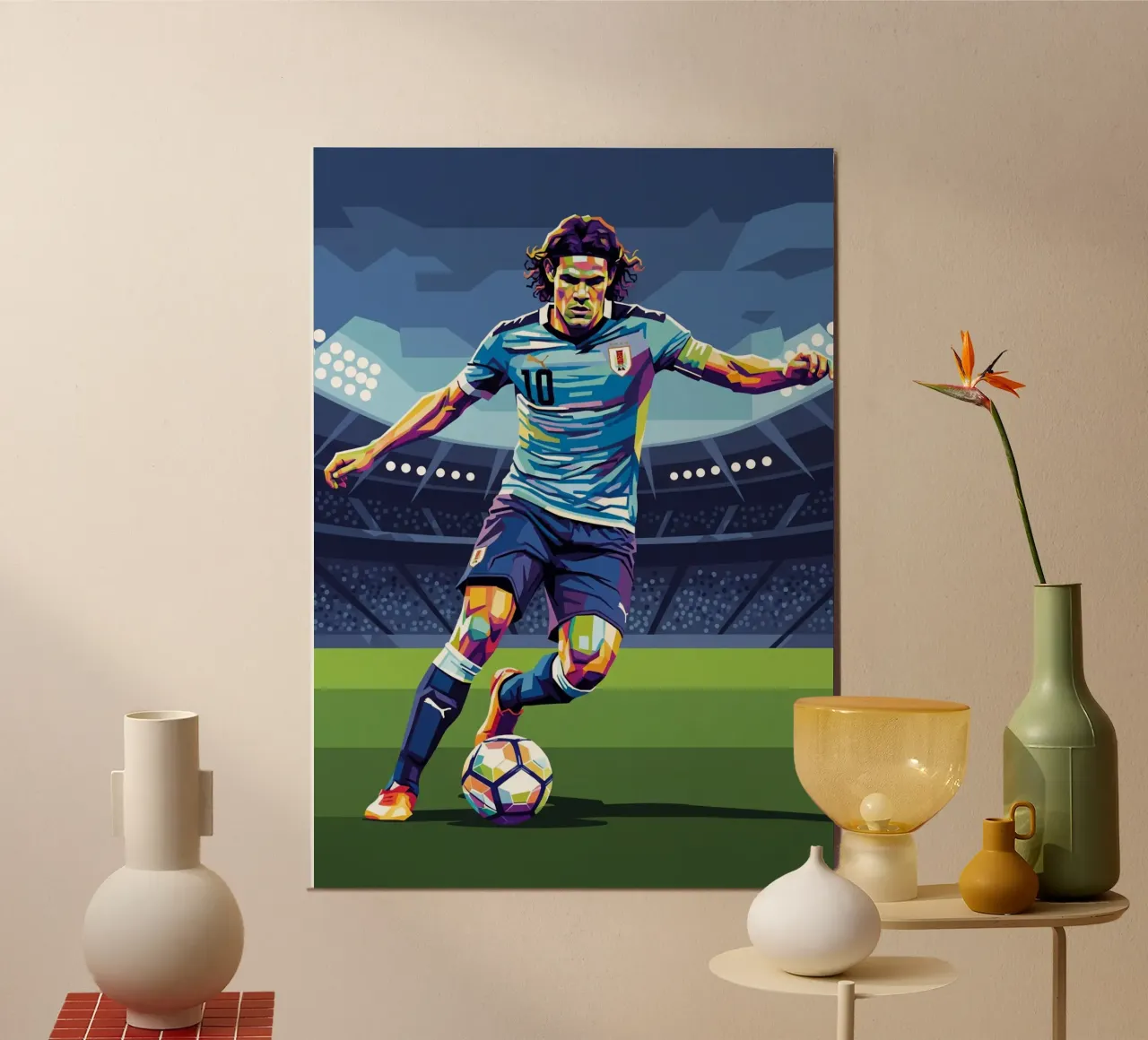 Cavani ritratto pop art #2 poster da Hantamrata