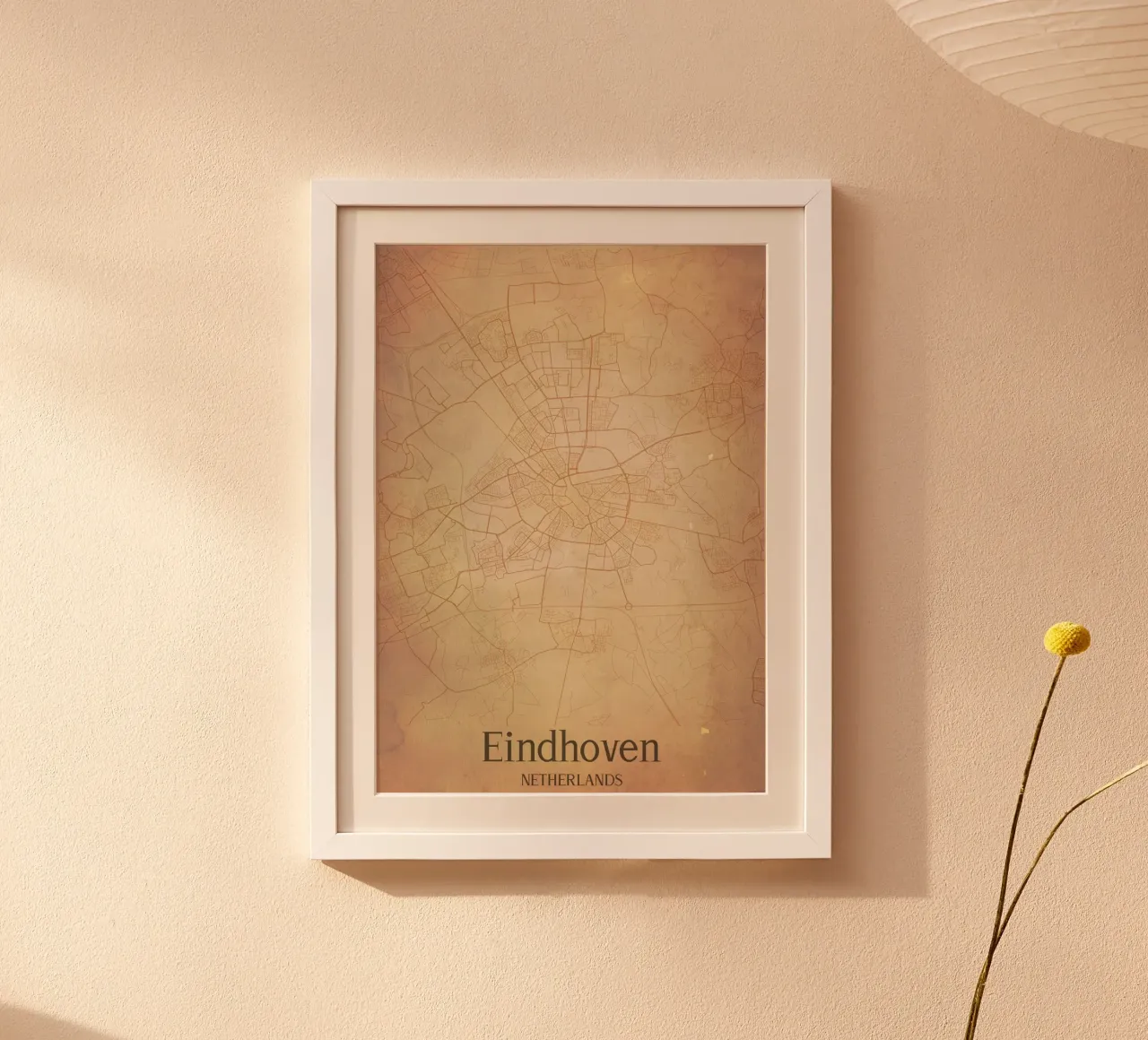 Eindhoven NETHERLANDS poster con telaio in plastica da WorldPrint