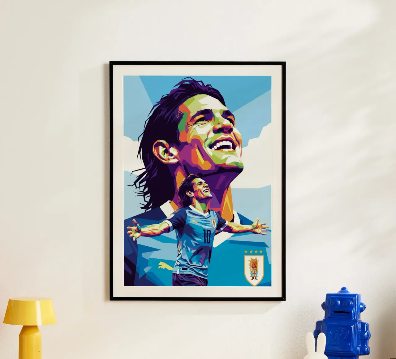 Cavani ritratto pop art #3 poster da Hantamrata