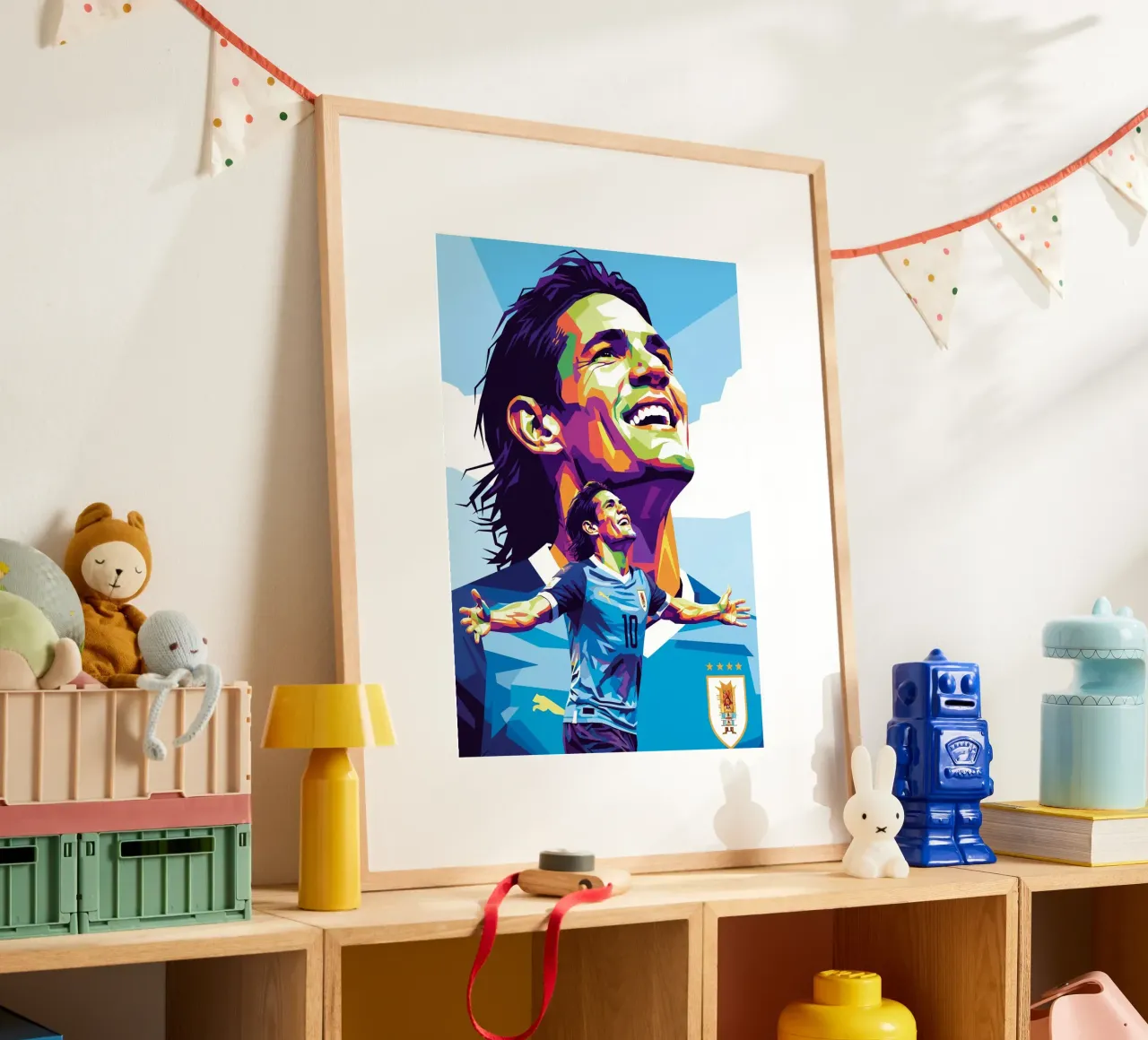 Cavani ritratto pop art #3 poster da Hantamrata