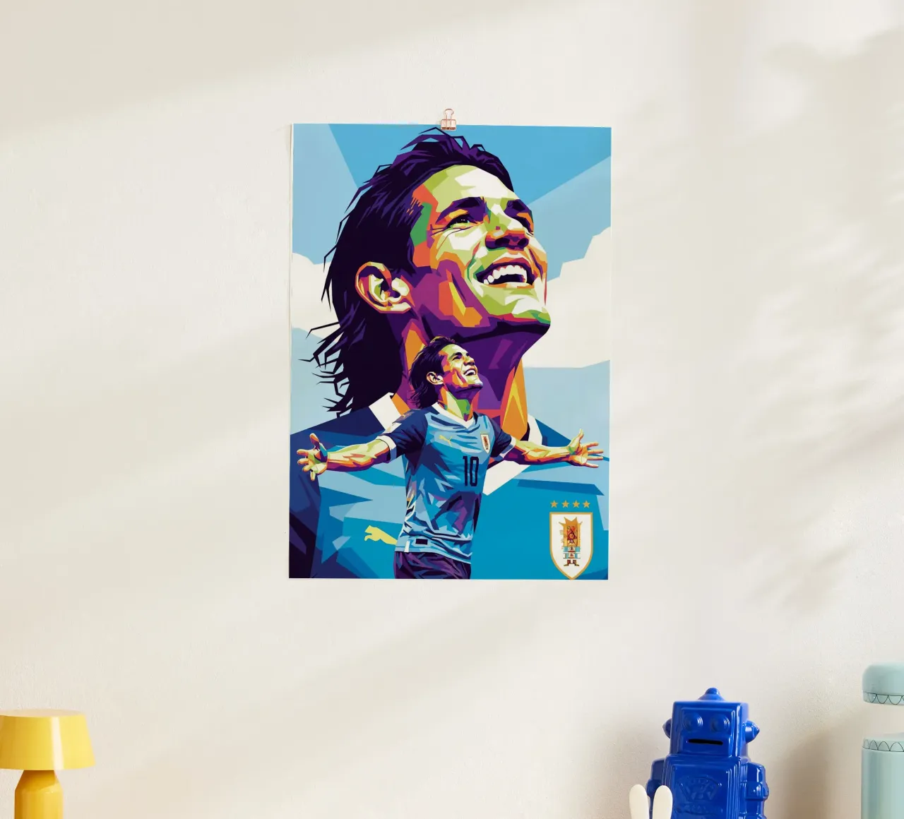 Cavani ritratto pop art #3 poster da Hantamrata
