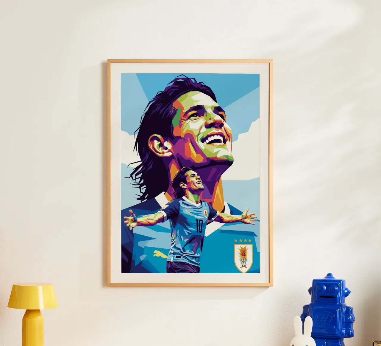 Cavani ritratto pop art #3 poster da Hantamrata