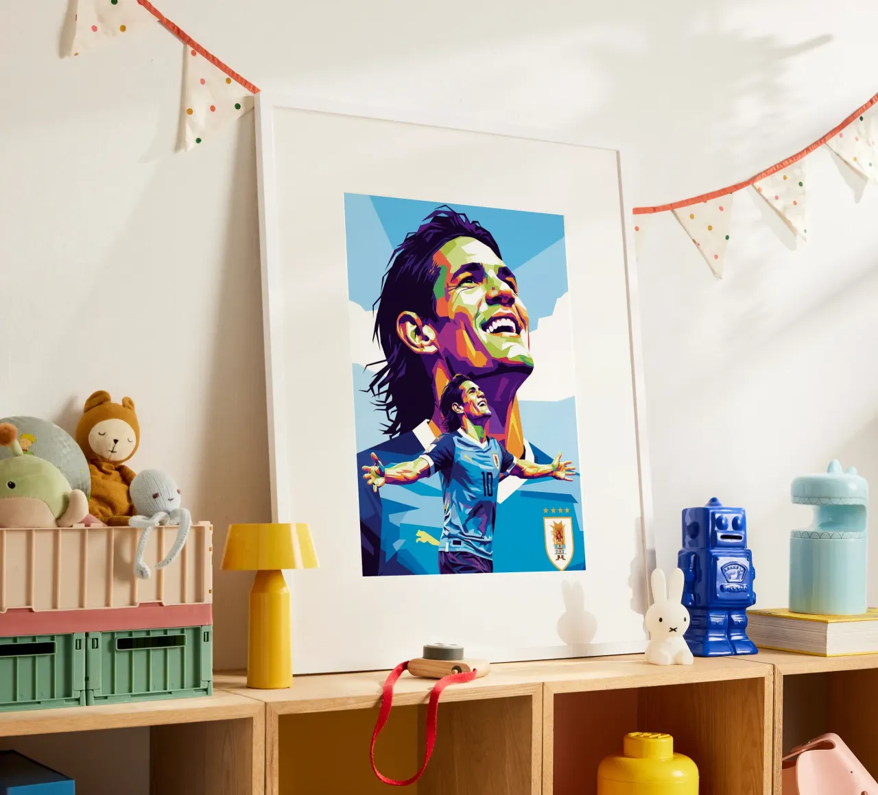 Cavani ritratto pop art #3 poster da Hantamrata