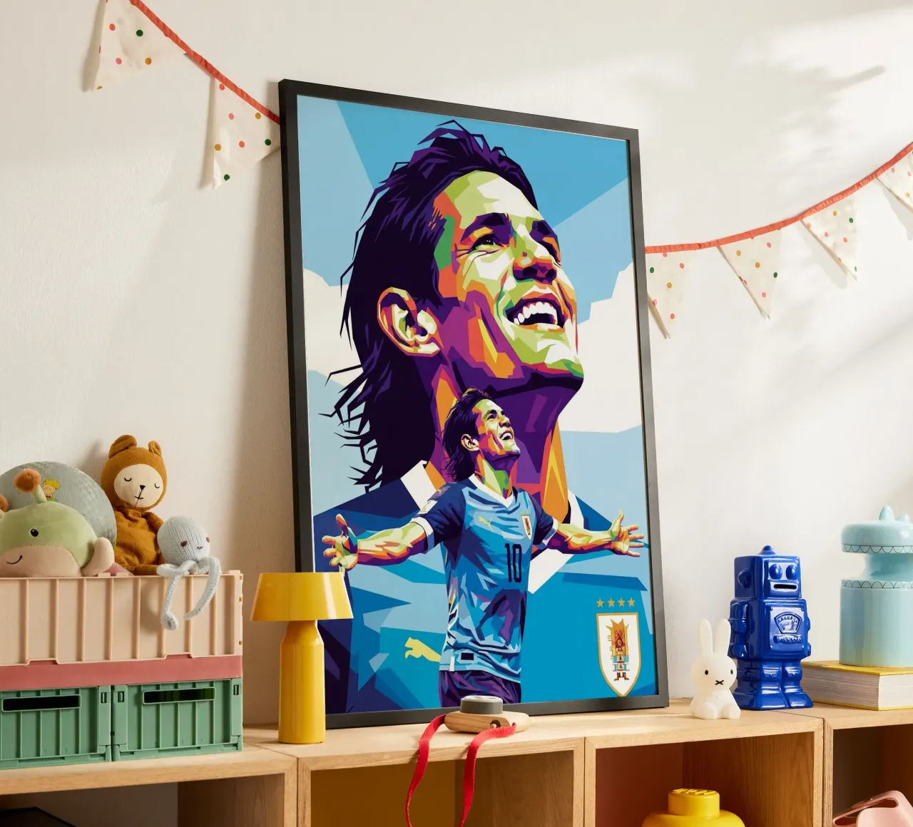 Cavani ritratto pop art #3 poster da Hantamrata