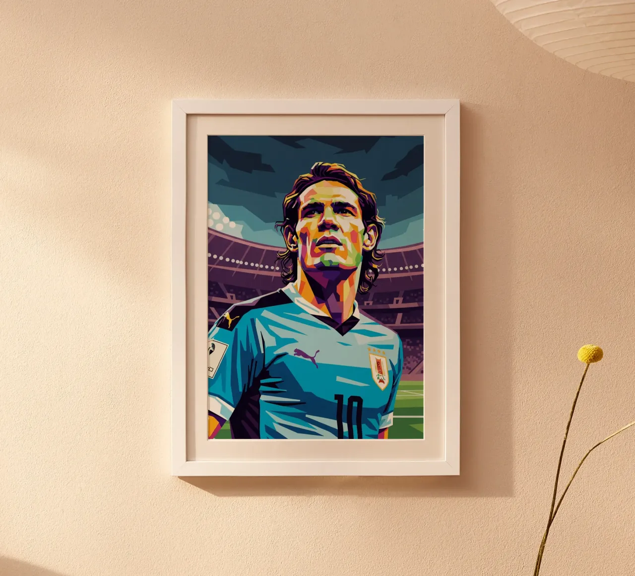 Cavani ritratto pop art #4 poster da Hantamrata