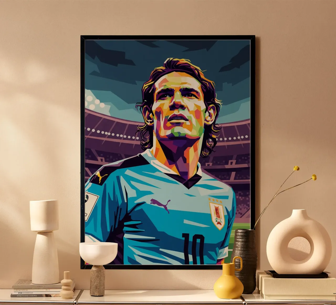 Cavani ritratto pop art #4 poster da Hantamrata