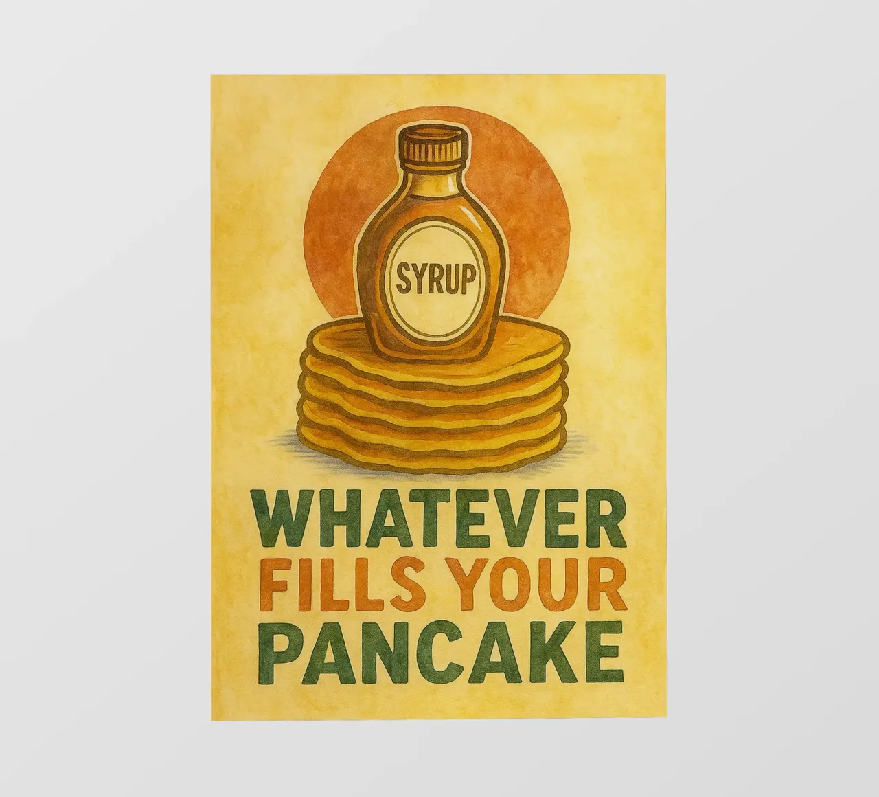 meme di pancake divertenti in cucina telo in pvc da tanabaroo