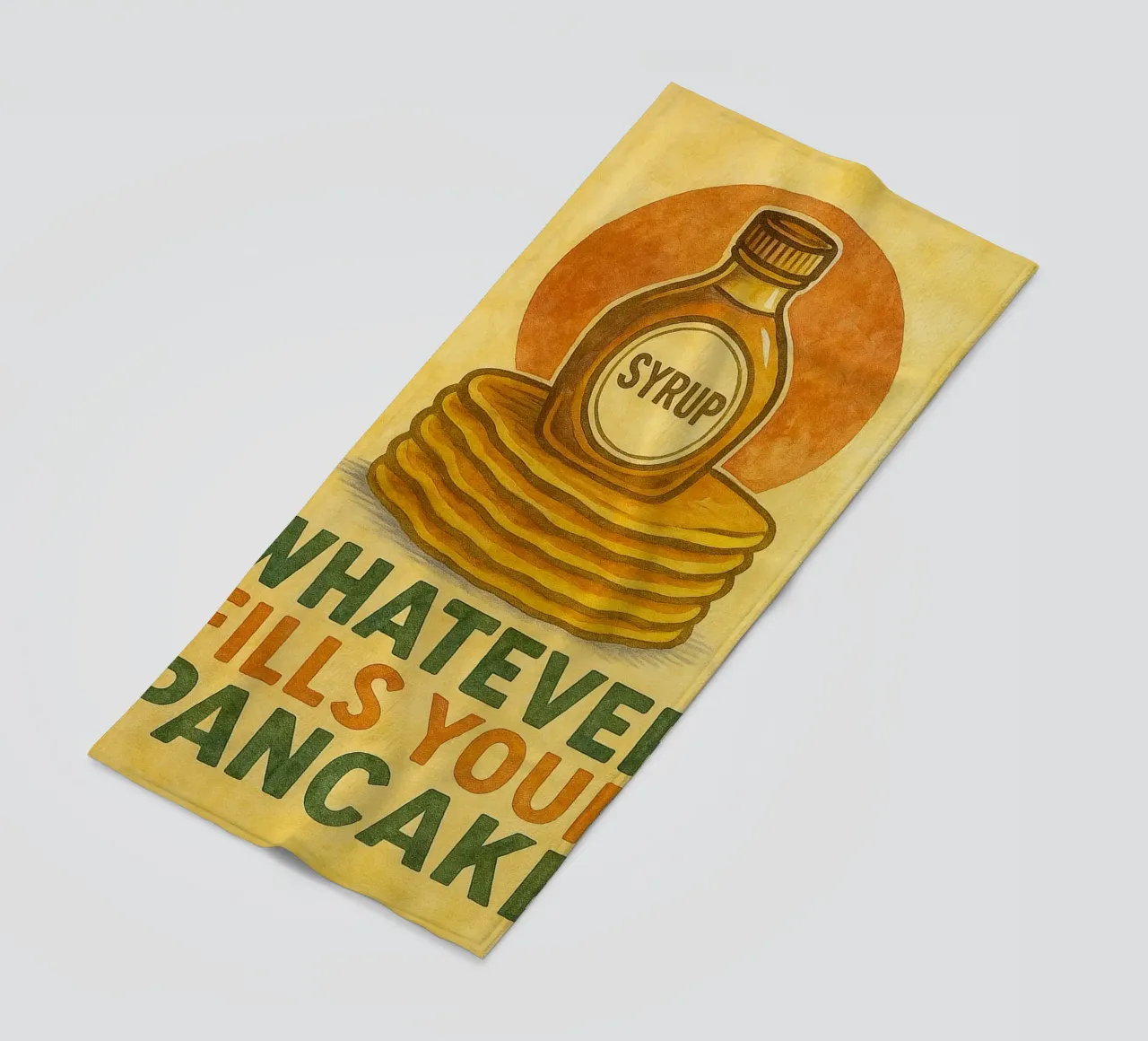 meme di pancake divertenti in cucina telo mare da tanabaroo