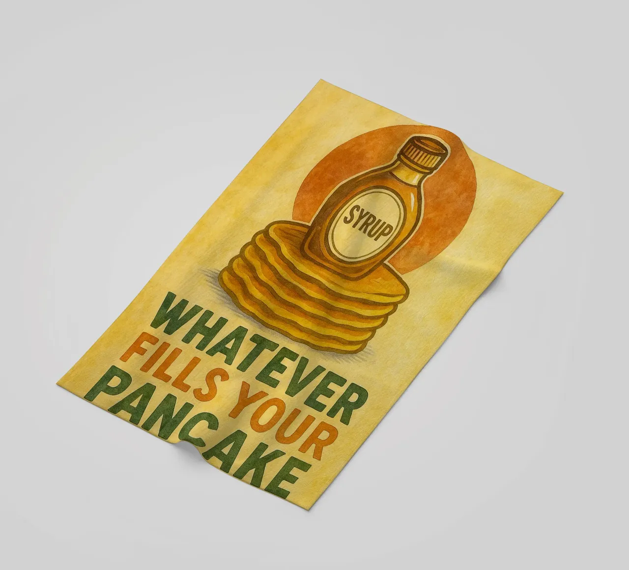 meme di pancake divertenti in cucina telo mare da tanabaroo