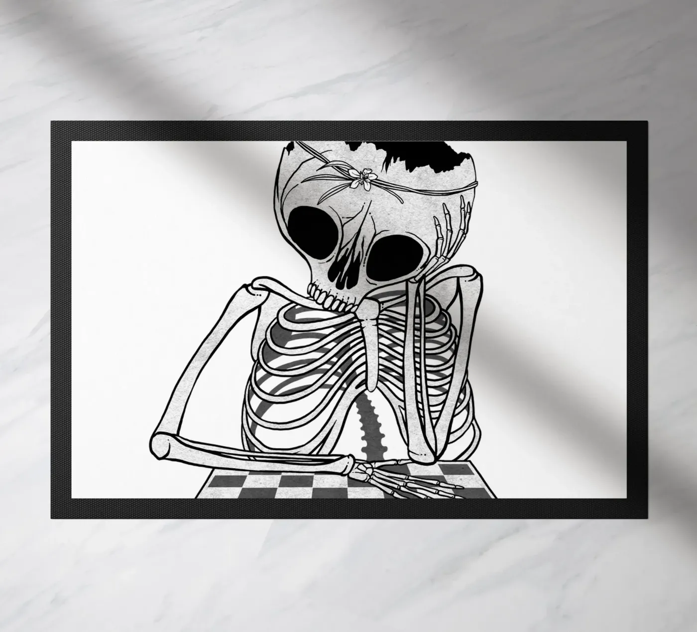 Dilemma doormat by Kuba Gornowicz