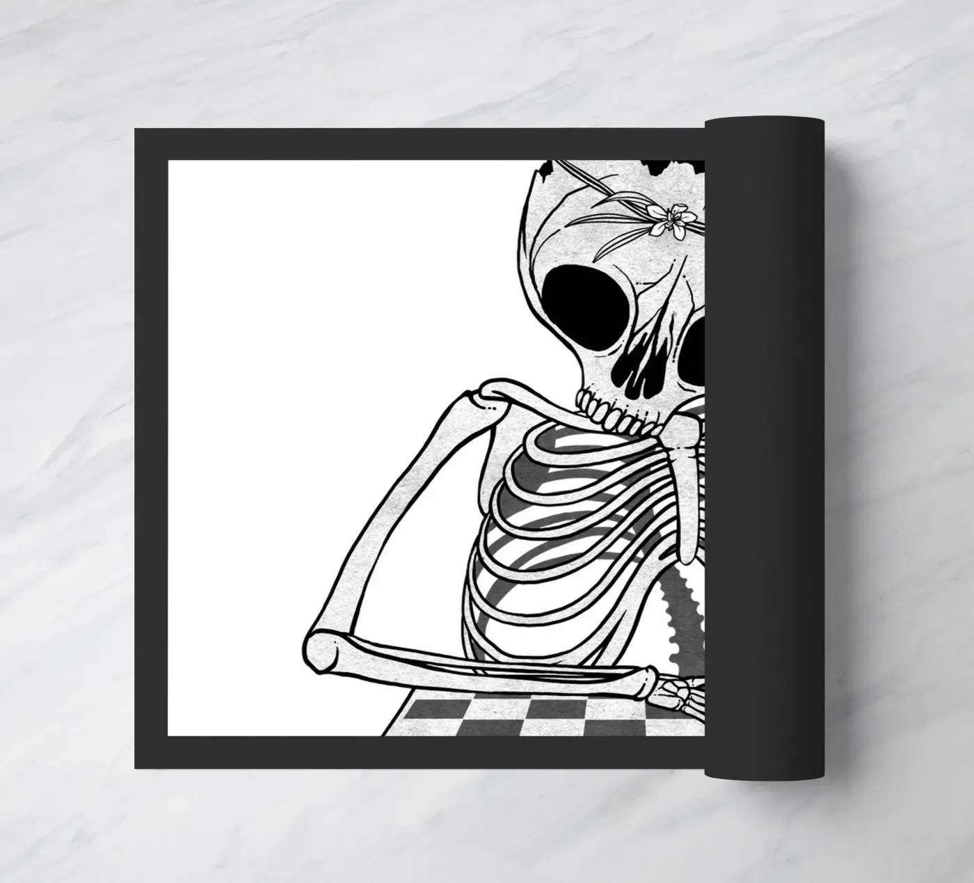 Dilemma doormat by Kuba Gornowicz