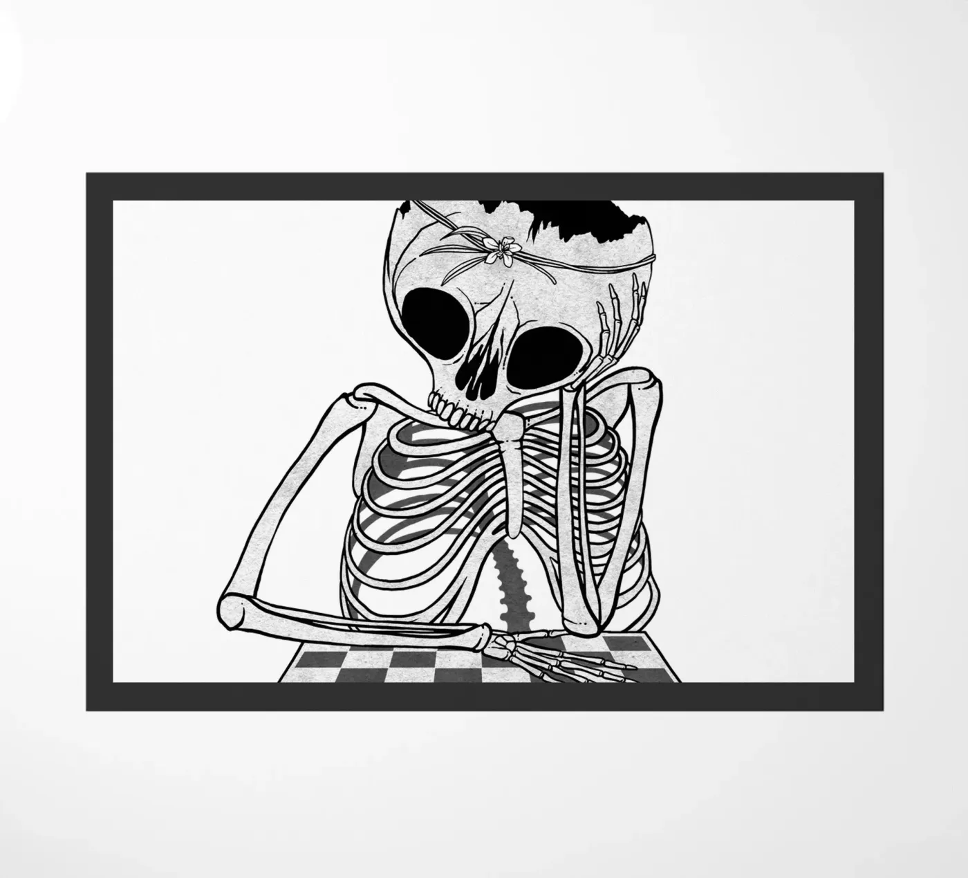 Dilemma doormat by Kuba Gornowicz