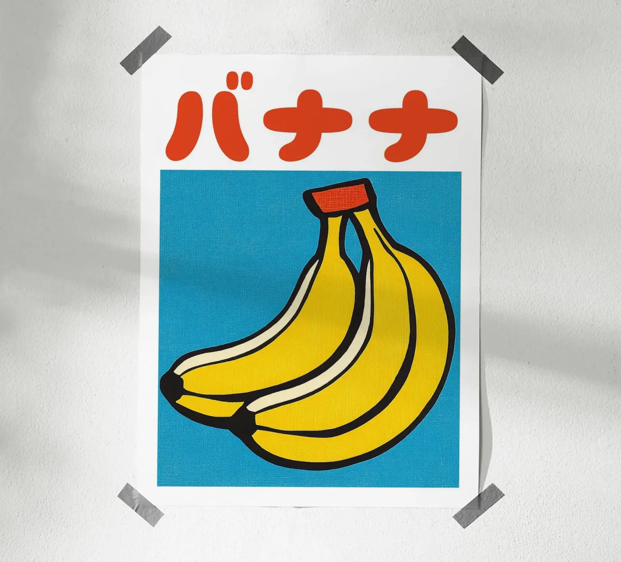 Stampa d'arte della banana giapponese poster da Leon Franke