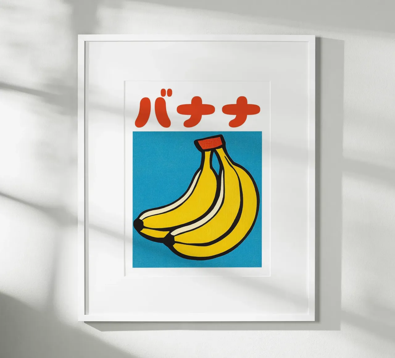 Stampa d'arte della banana giapponese poster da Leon Franke