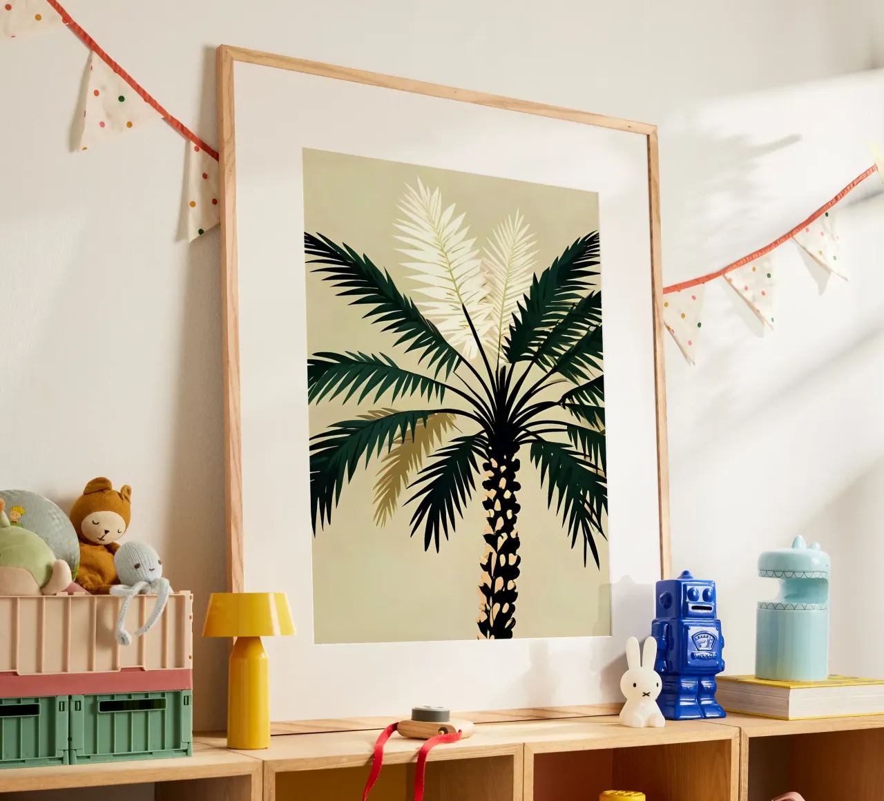 Palmacious poster con telaio in plastica da Leon Franke