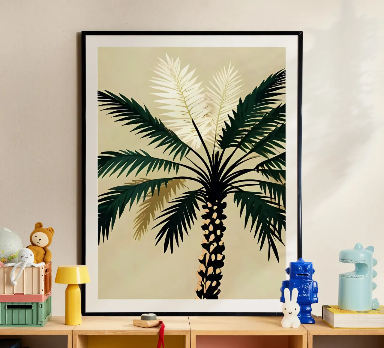 Palmacious poster con telaio in plastica da Leon Franke