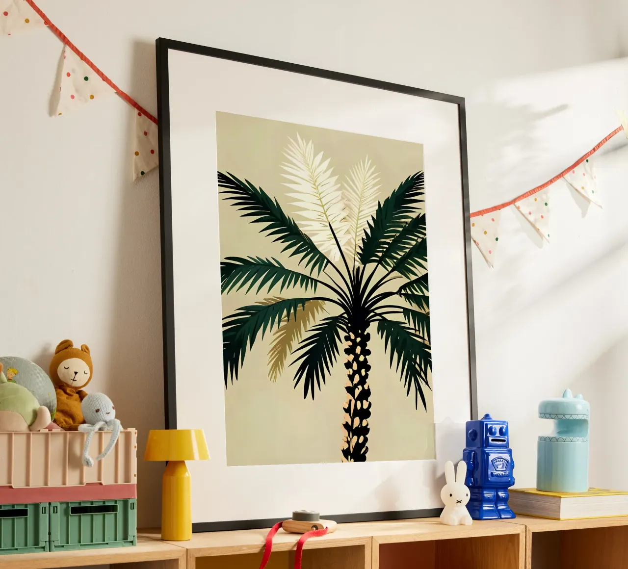 Palmacious poster con telaio in plastica da Leon Franke