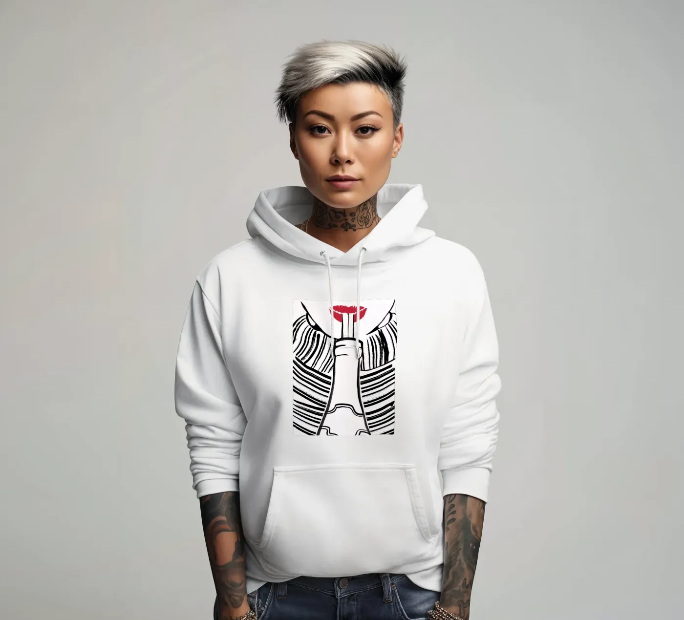 Double drinking hoodie van XOXO Arte delicious