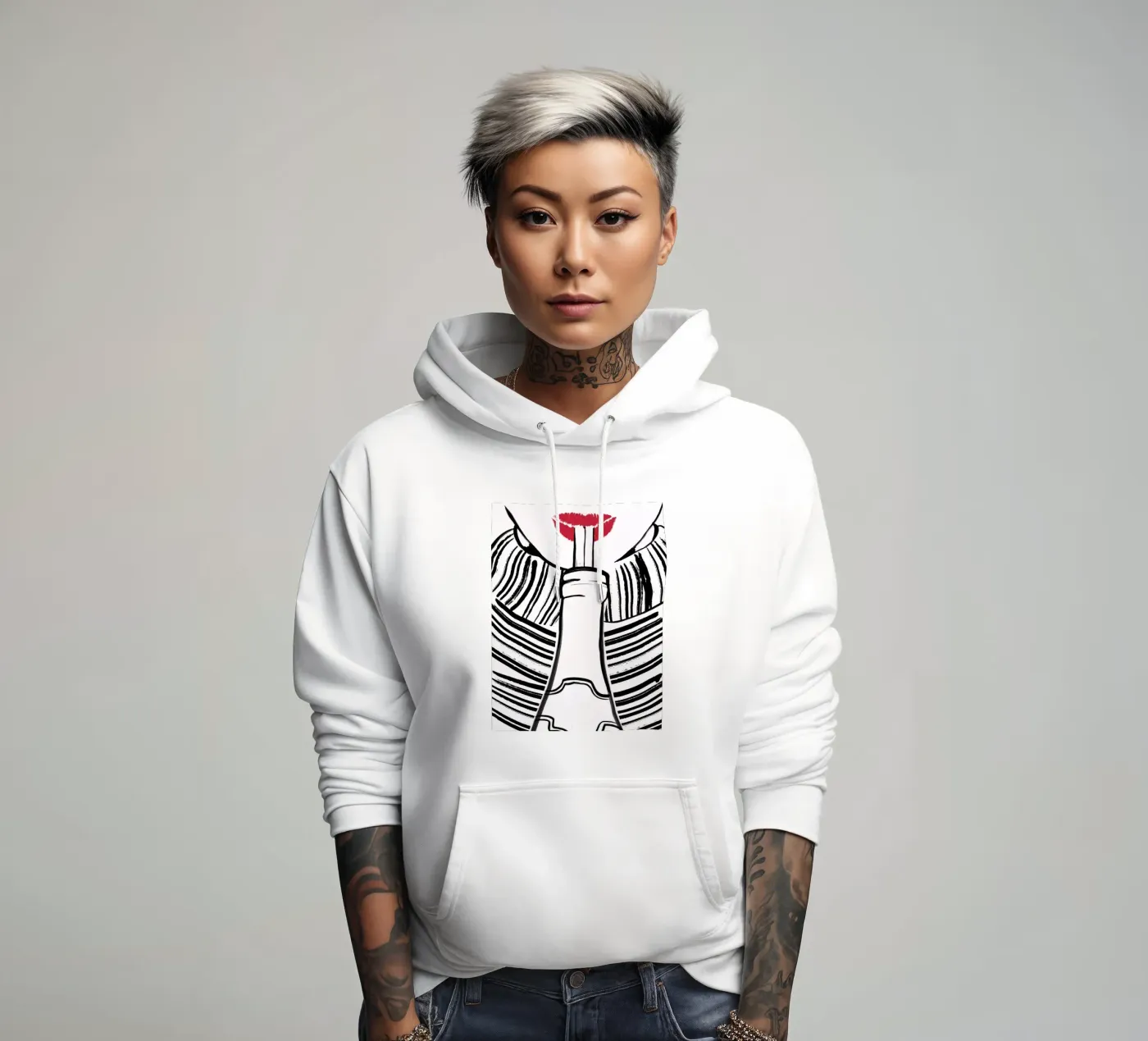 Double drinking hoodie van XOXO Arte delicious