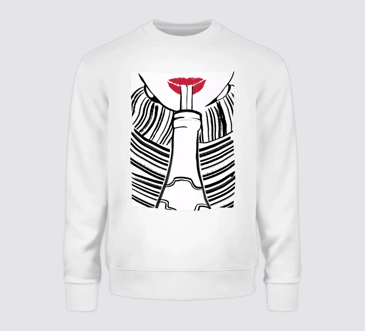 Double drinking sweatshirt by XOXO Arte delicious