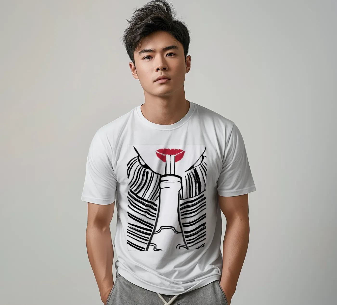 Double drinking t-shirt da XOXO Arte delicious