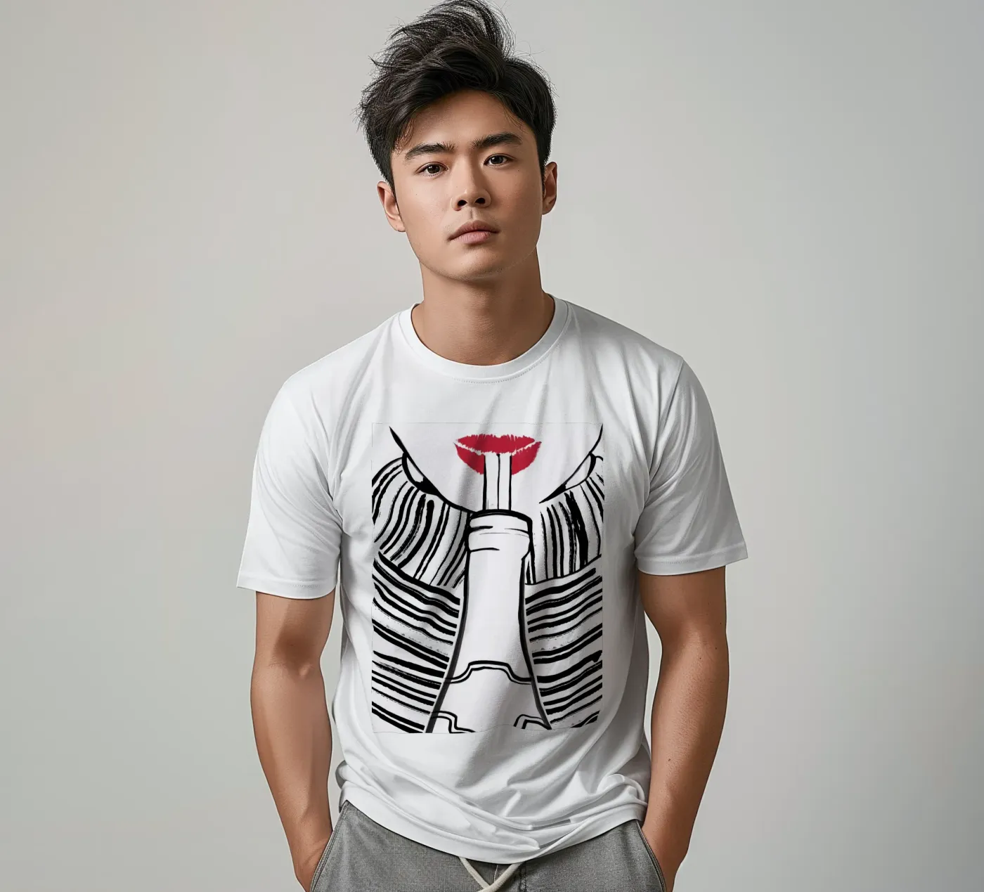 Double drinking t-shirt da XOXO Arte delicious