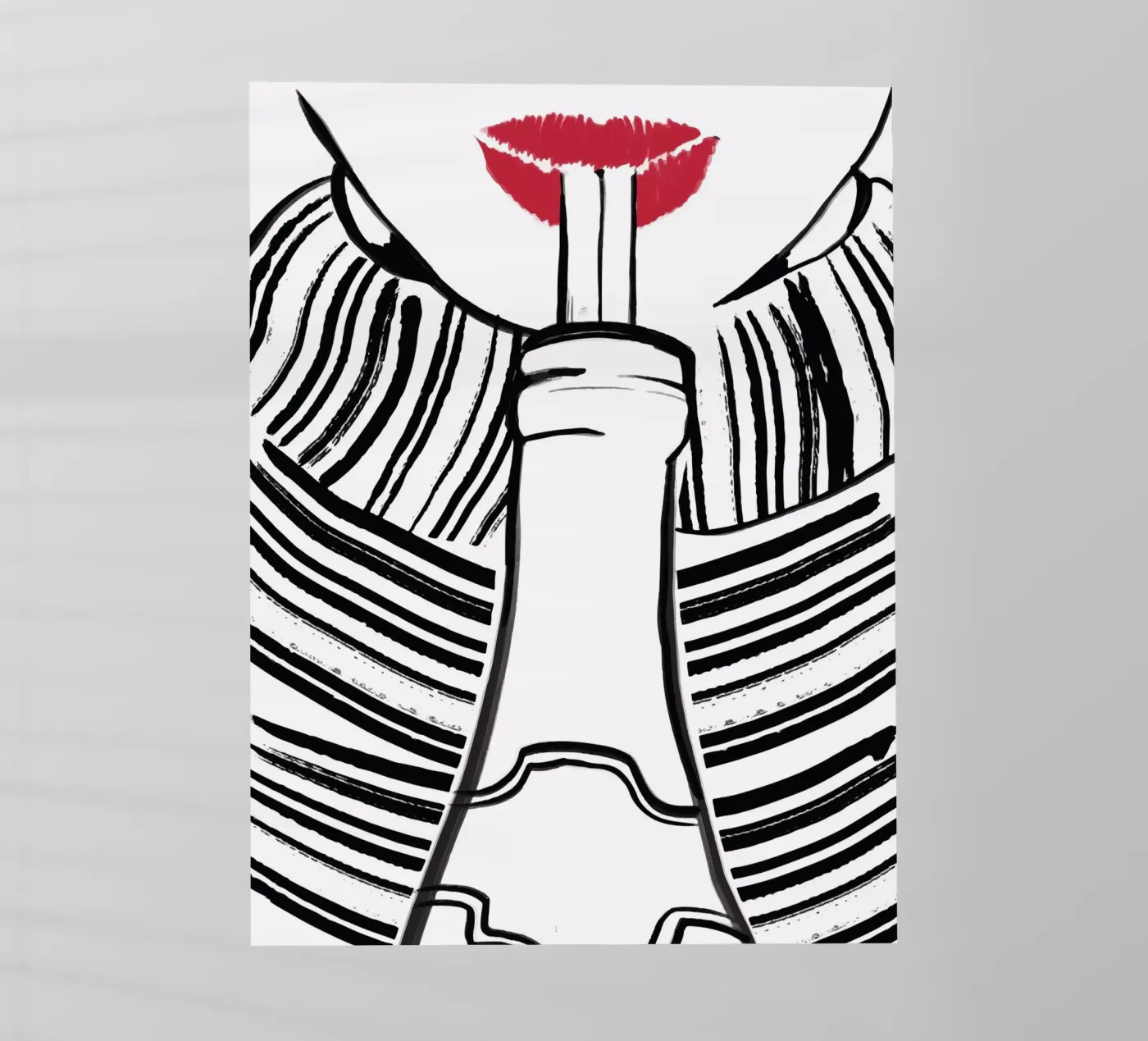 Double drinking backlit folie van XOXO Arte delicious