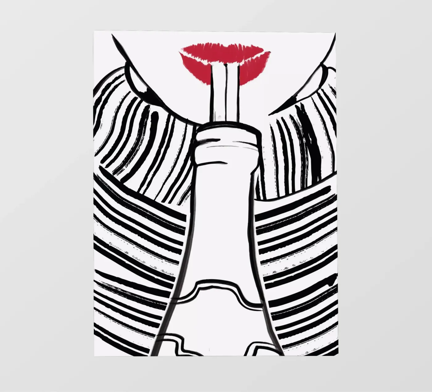 Double drinking backlit folie van XOXO Arte delicious