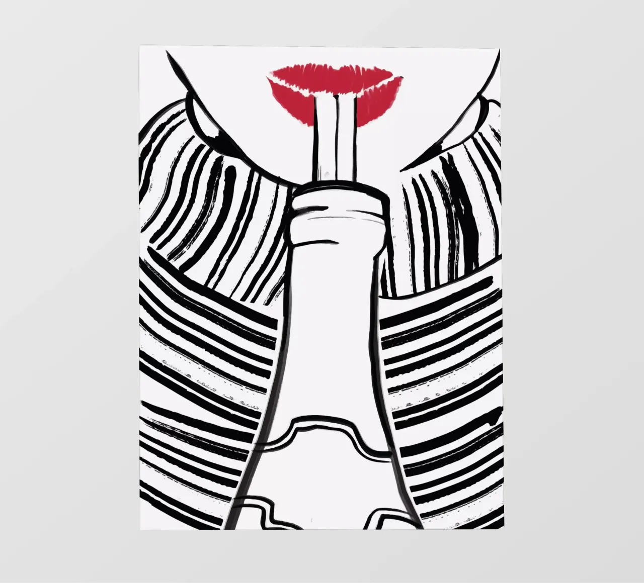 Double drinking backlit folie van XOXO Arte delicious