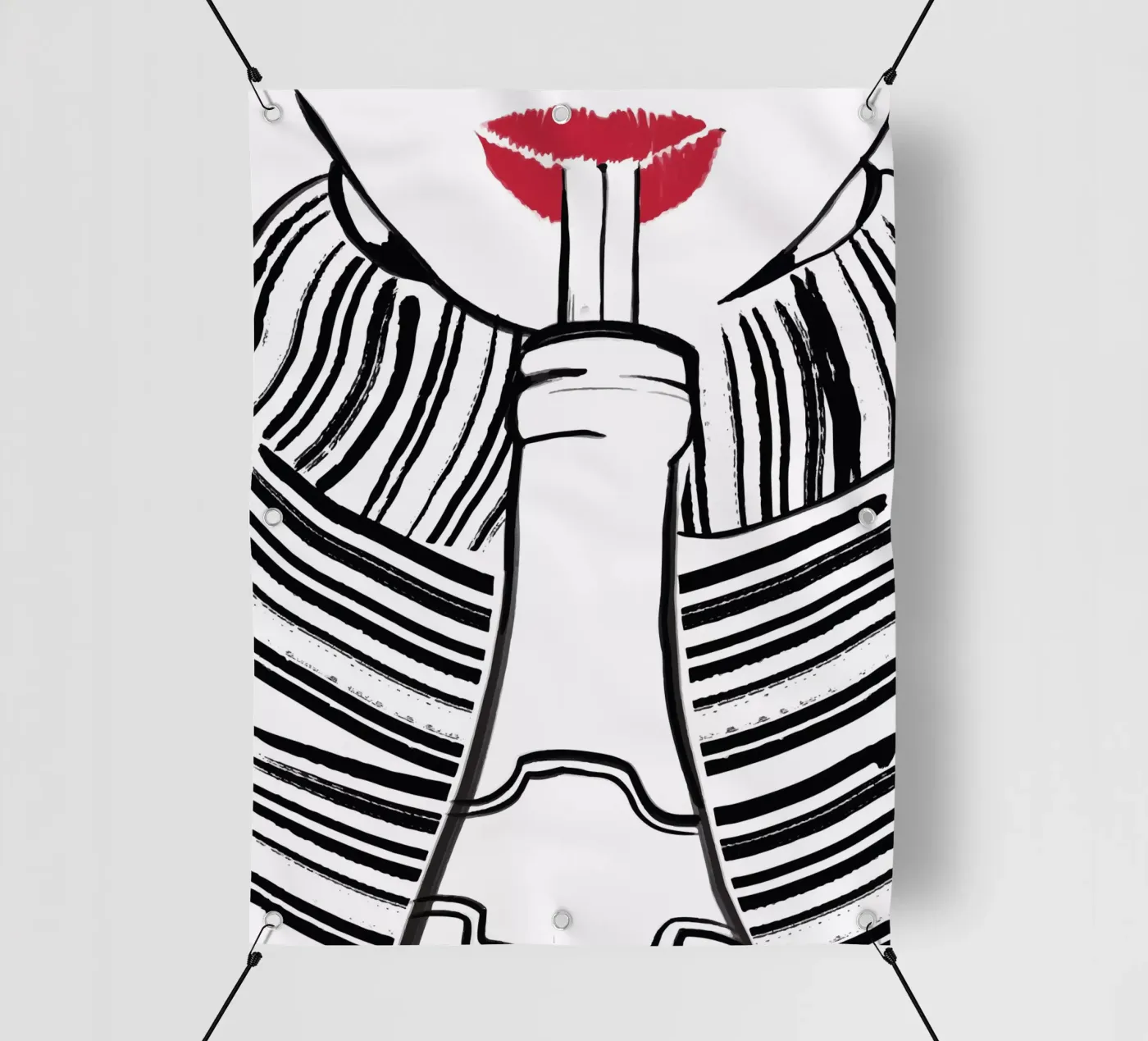 Double drinking PVC Plane von XOXO Arte delicious