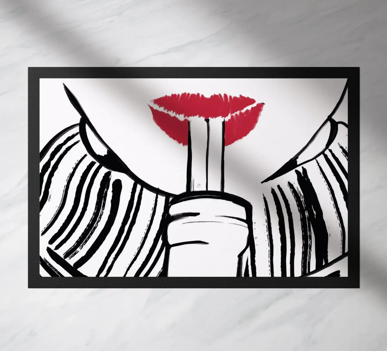 Double drinking Fußmatte von XOXO Arte delicious