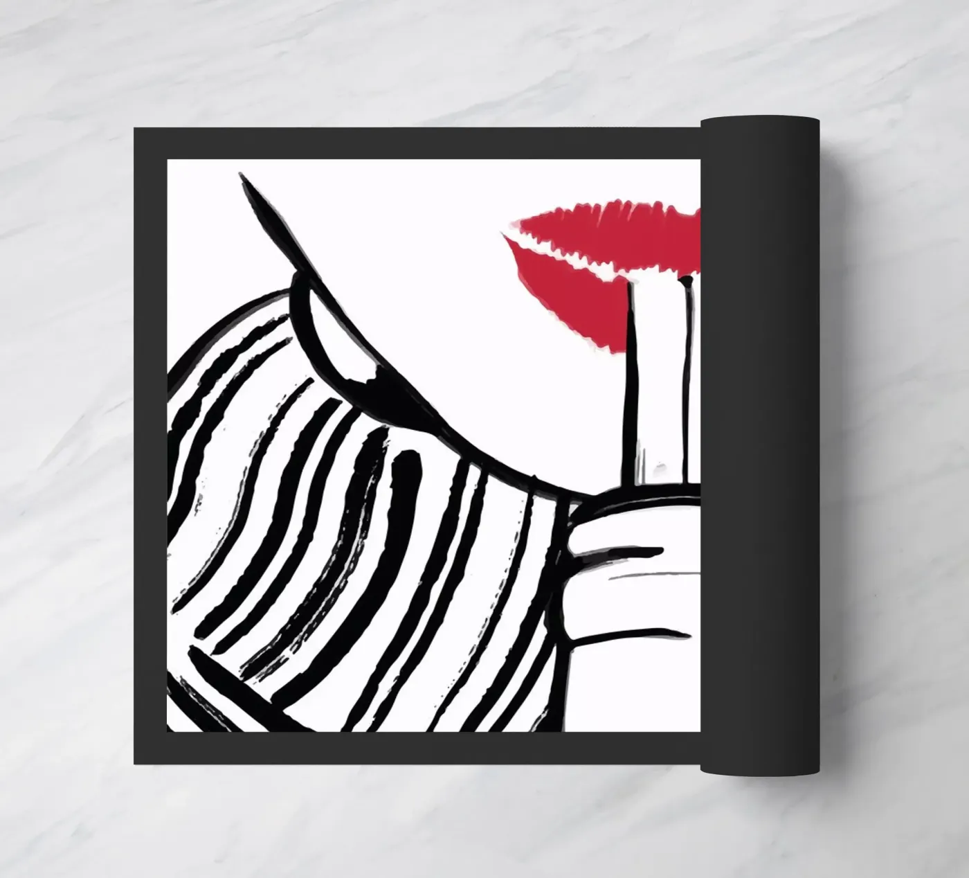 Double drinking Fußmatte von XOXO Arte delicious