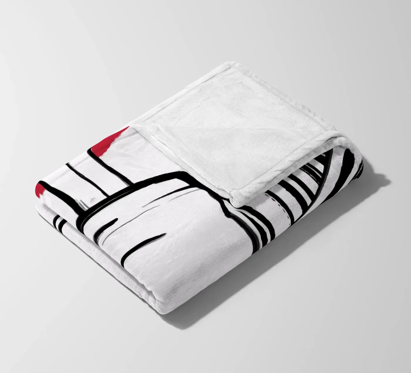 Double drinking plaid polaire de XOXO Arte delicious