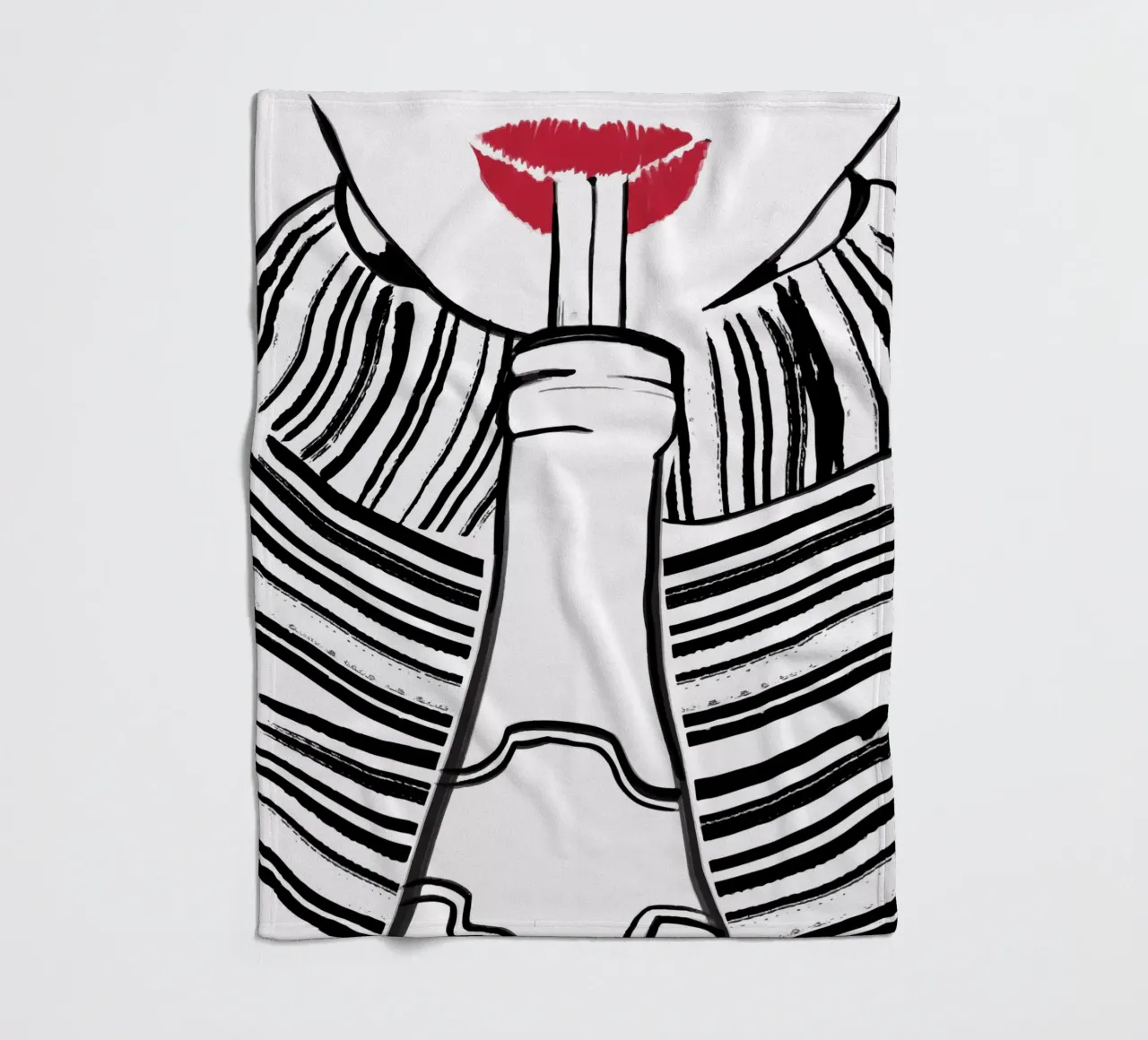 Double drinking fleecedeken van XOXO Arte delicious